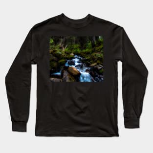 Stream thru the forest Long Sleeve T-Shirt